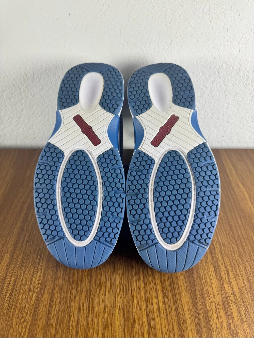 Orthofeet 984 Women's 7.5 X-Wide 2E Blue Orthopedic Walking Sneakers